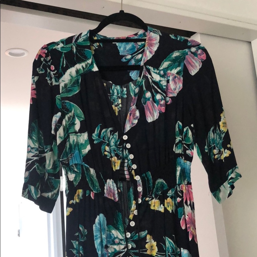 Floral Milumia Maxi Dress with front slit